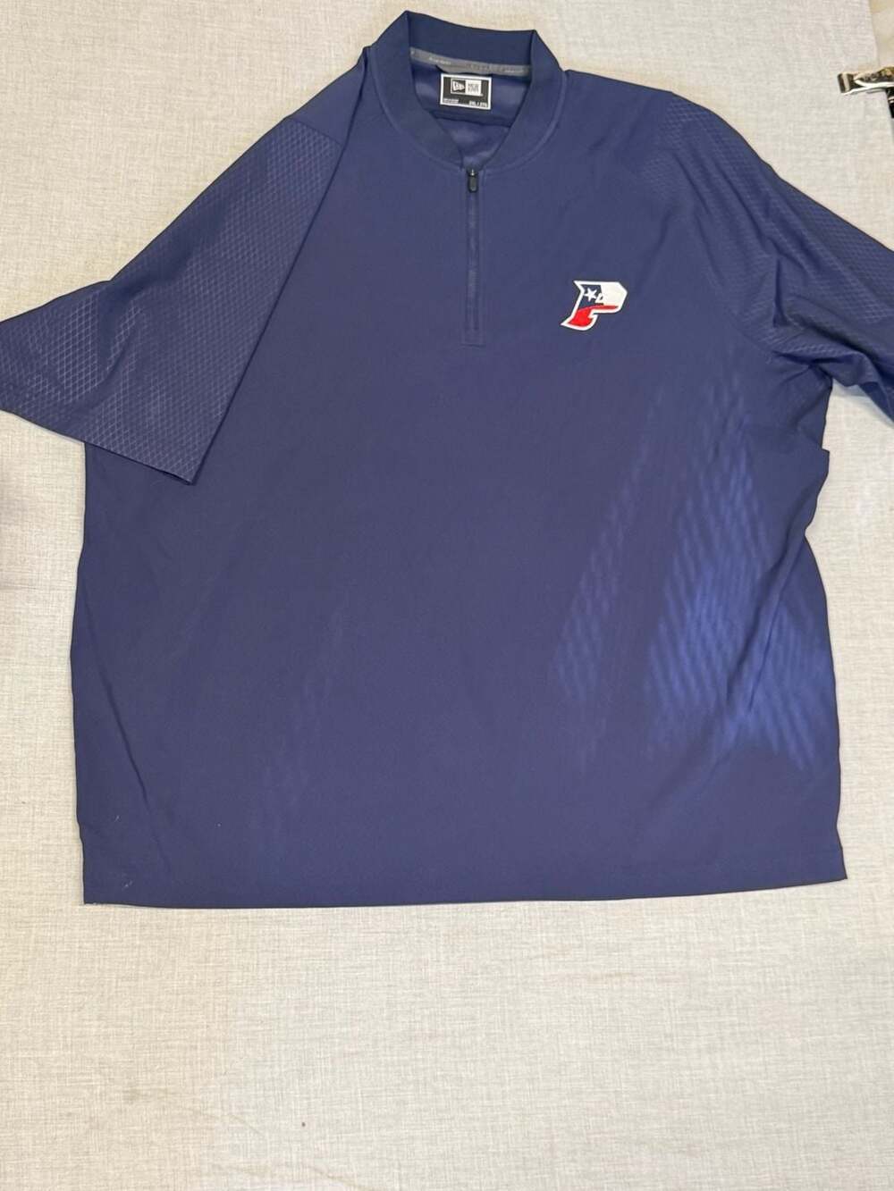 New Era Pennsylvania Quakers Men's 1/4 Zip Short Sleeve